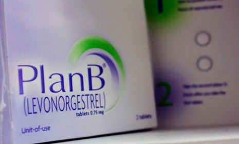 Women&amp;#039;s health advocates say the emergency contraceptive pill, Plan B, should sit in drug store aisles alongside condoms, not behind a counter.