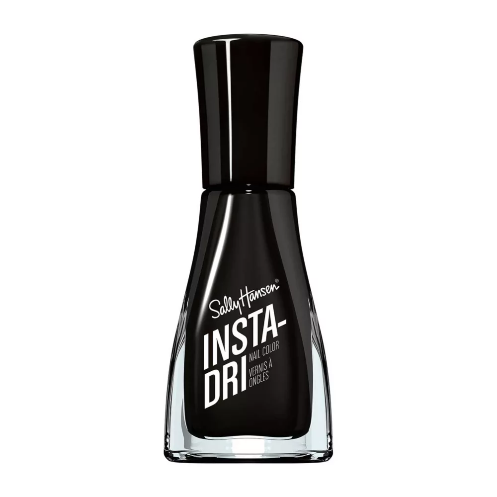 Sally Hansen Insta-Dri Nail Polish, Back to Black