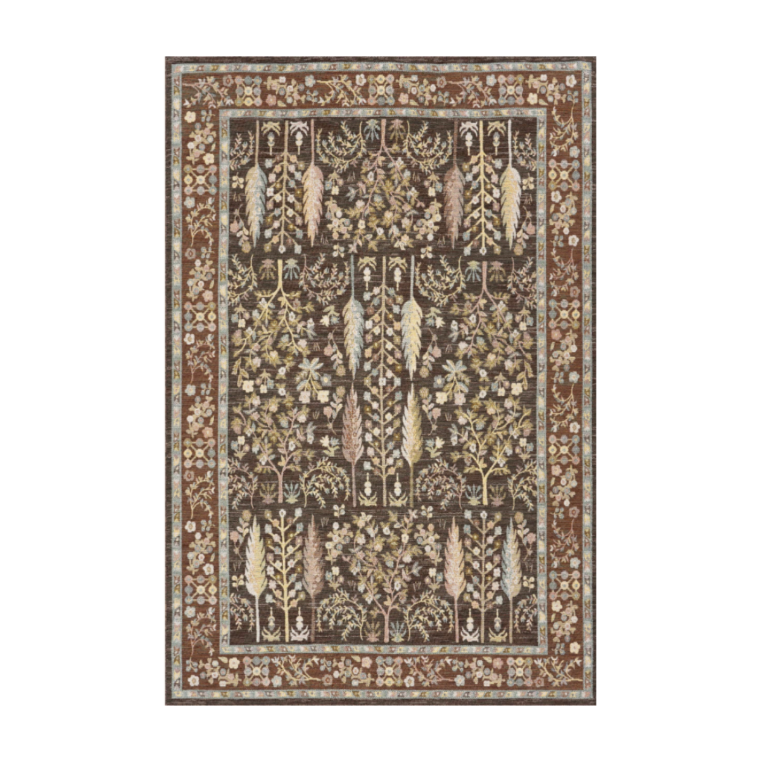 Rugs USA, Caeslyn Traditional Floral Indoor/Outdoor Rug, 5'x 8'
