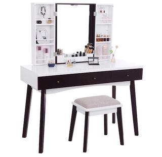 BEWISHOME Vanity Table Set