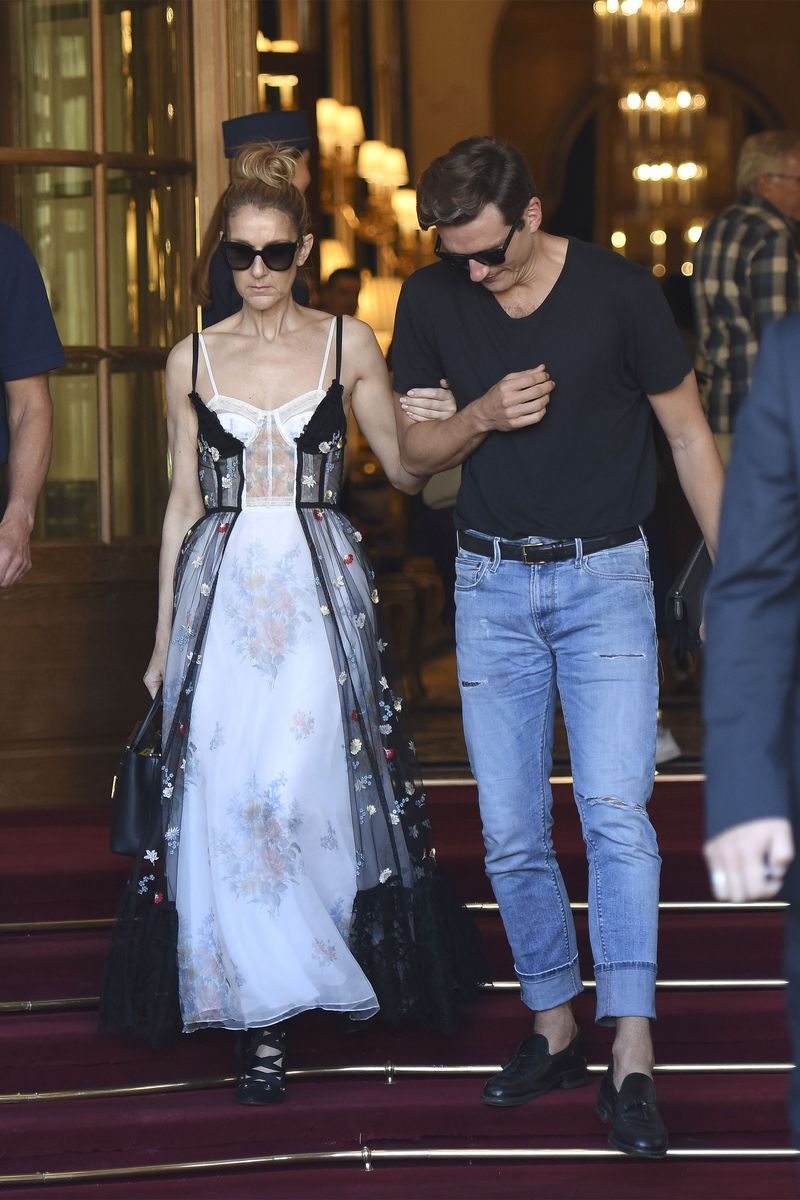 The singer opted for a sheer, barely there corset dress by Alexander McQueen while out in Paris.