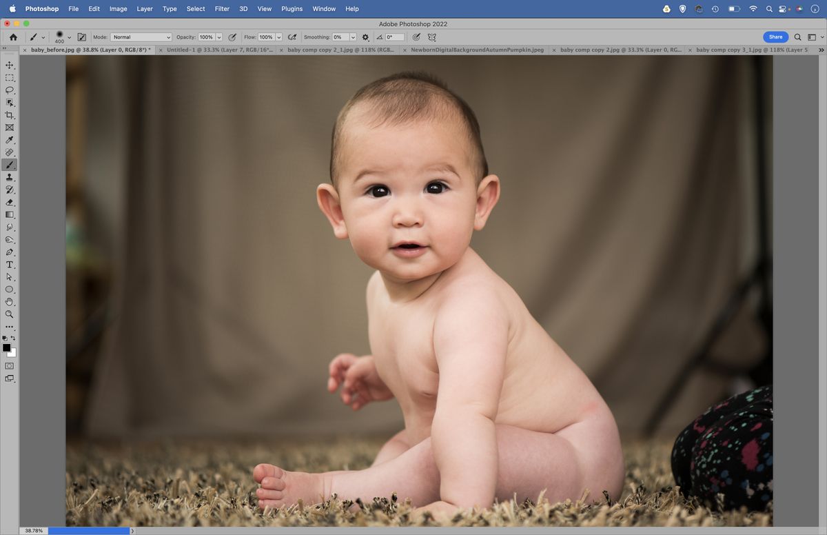 Get creative with baby photography and play with digital backdrops ...