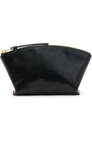 Anais Stud Leather Clutch