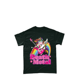 Gifts for metalheads: Death metal unicorn t-shirt