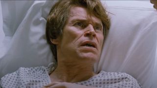 Willem Dafoe in the hospital in Fireflies in the Garden.