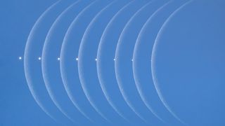 Lunar occultation of Venus.