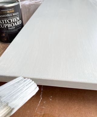 Painting kitchen cabinets DIY