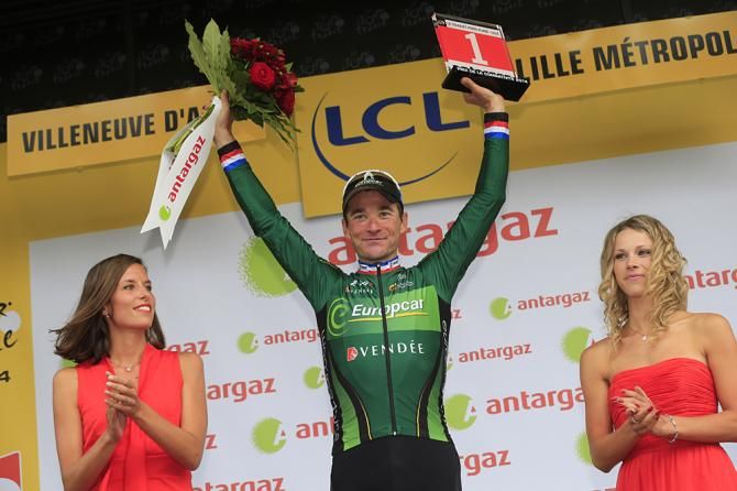 Thomas Voeckler (Europcar) was most aggressive rider on stage 4