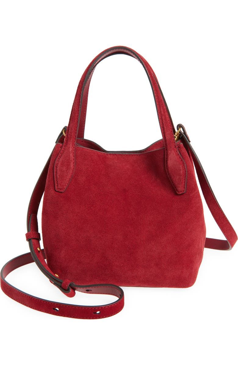 The Mini Suede Shopper Tote