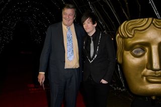Stephen Fry with husband Elliot Spencer