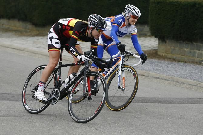 Jolien d'Hoore (Lotto) moves up