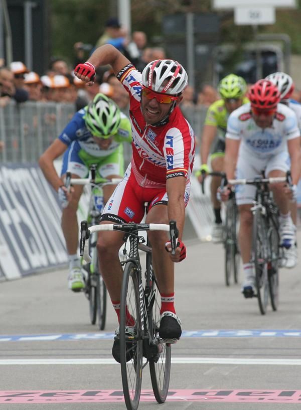 Joaquim Rodriguez (Katusha) won stage 6 of the 2012 Tirreno-Adriatico