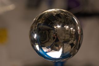 Metal Sphere in the ISS