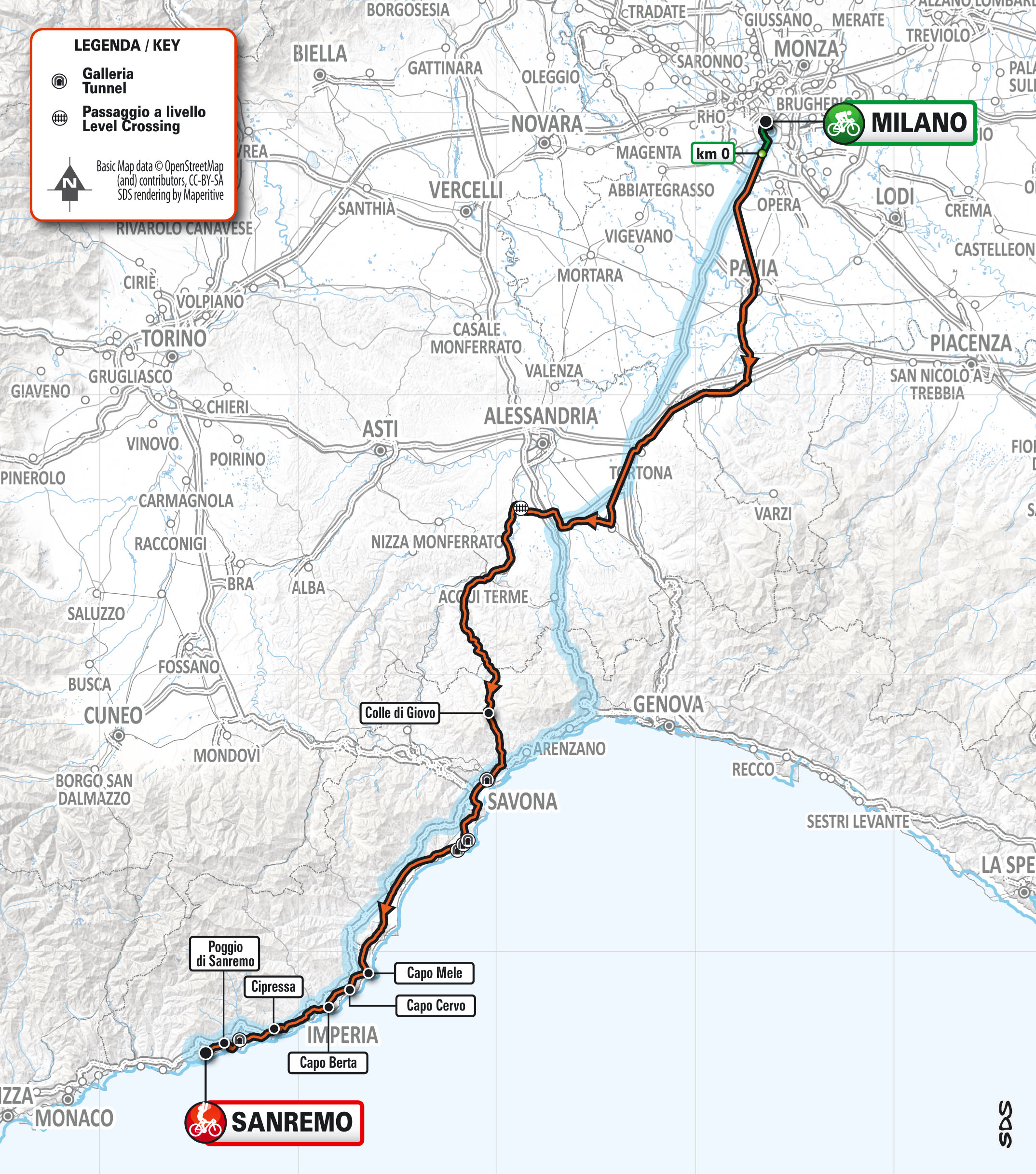 MilanSan Remo 2021 Route and start list Cycling Weekly