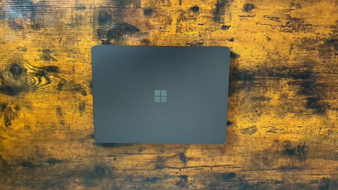 The Microsoft Surface Laptop 8 on a desk