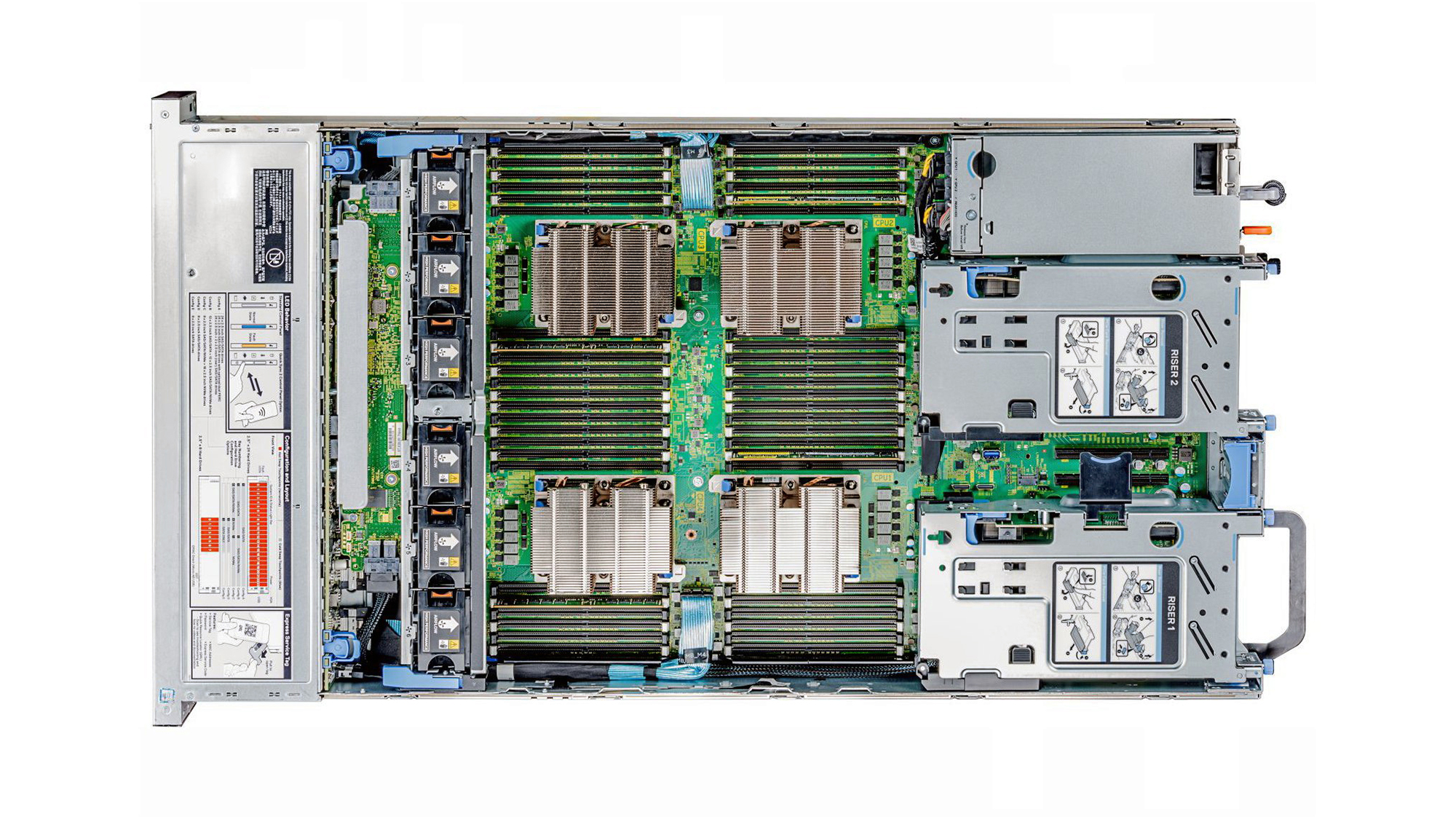 Dell EMC PowerEdge R840 Server Memory CPU Cooling Fan – Genuine Dell Y3WXP