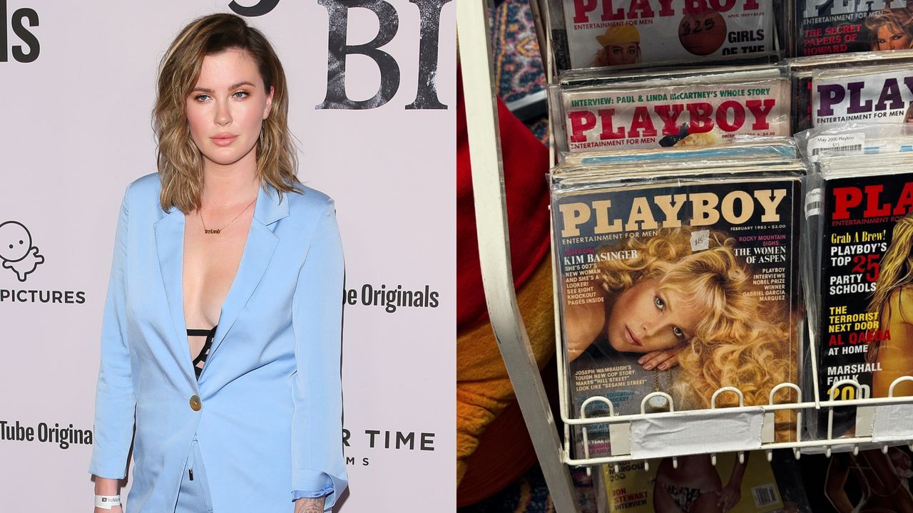 Ireland Baldwin accidentally found her mom&#039;s playboy cover.