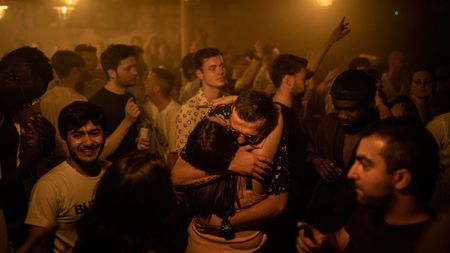 Revellers in a nightclub