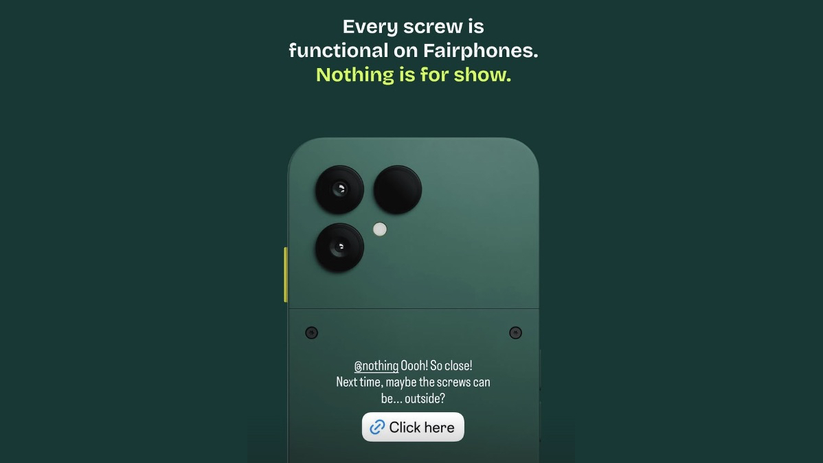 A Fairphone Instagram story