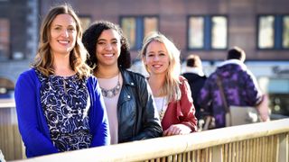 GirlCrew co-founders Pamela Newenham, Aine Mulloy and Elva Carri