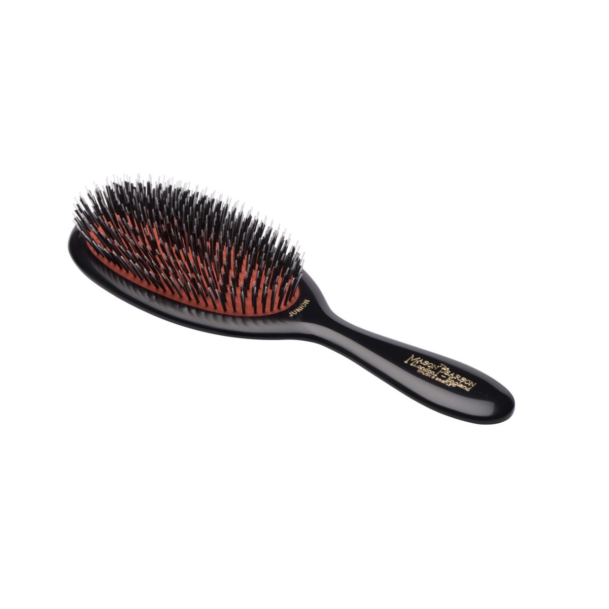 Mason Pearson Junior Bristle &amp;amp; Nylon Hairbrush in Dark Ruby