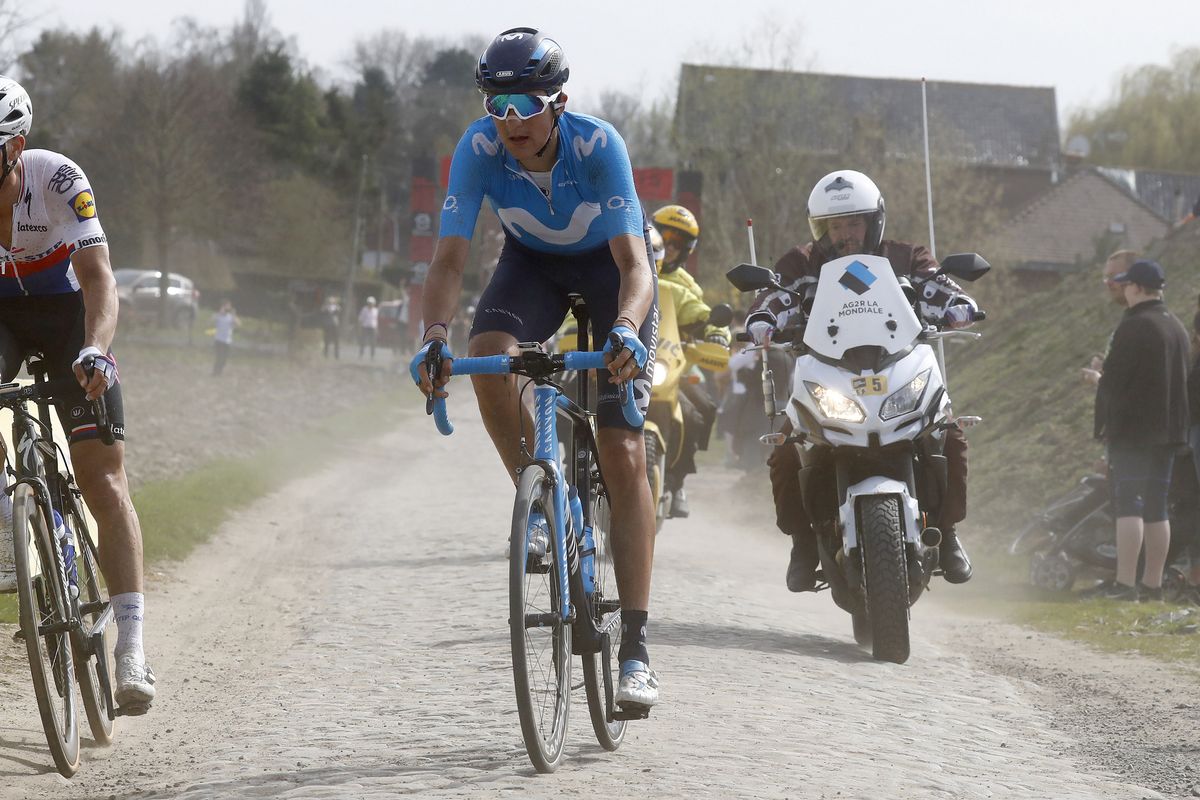 Marc Soler (Movistar) in Paris-Roubaix