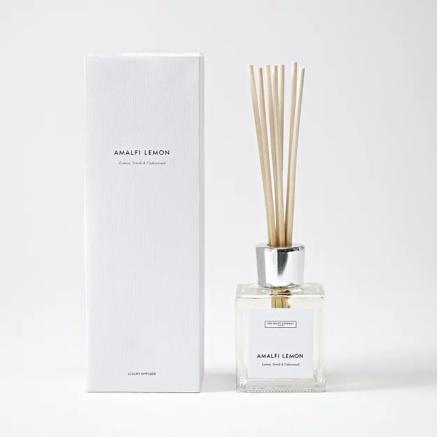Amalfi Lemon Luxury Diffuser | Reed Diffusers | the White Company