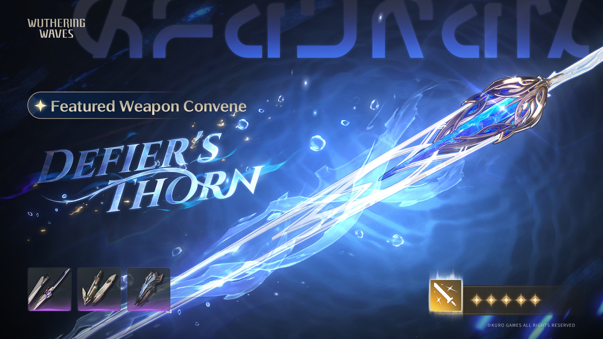 Cartethyia weapon banner in version 3.4 of Wuthering Waves