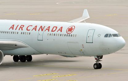 An Air Canada plane.