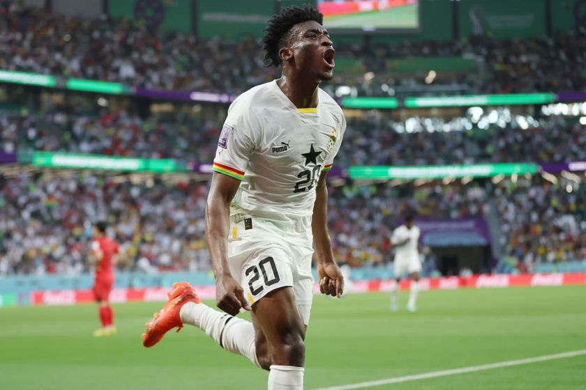 Ghana World Cup 2026 squad: Mohammed Kudus playing for Ghana