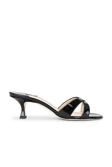 Callamu 50 Patent Mule Sandal