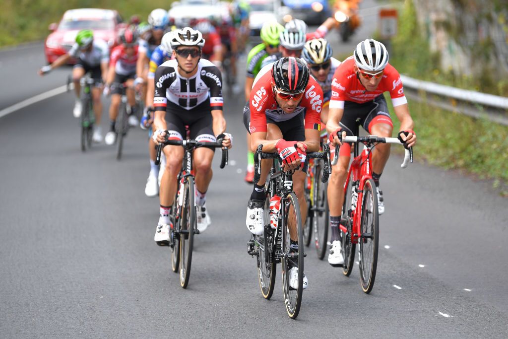 The breakaway on stage 13 of the Vuelta a Espana