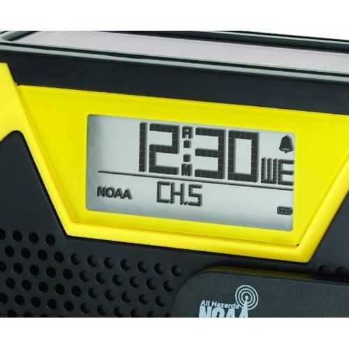 Oregon Scientific WR203 image: The digital display has a clock with alarms and alerts.