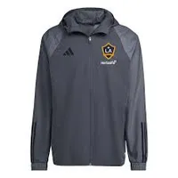 Adidas LA Galaxy 2024 All-Weather Raglan Full-Zip Jacket - Gray