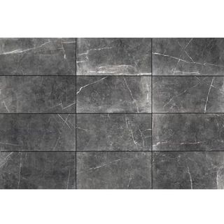 Dark marble tiles