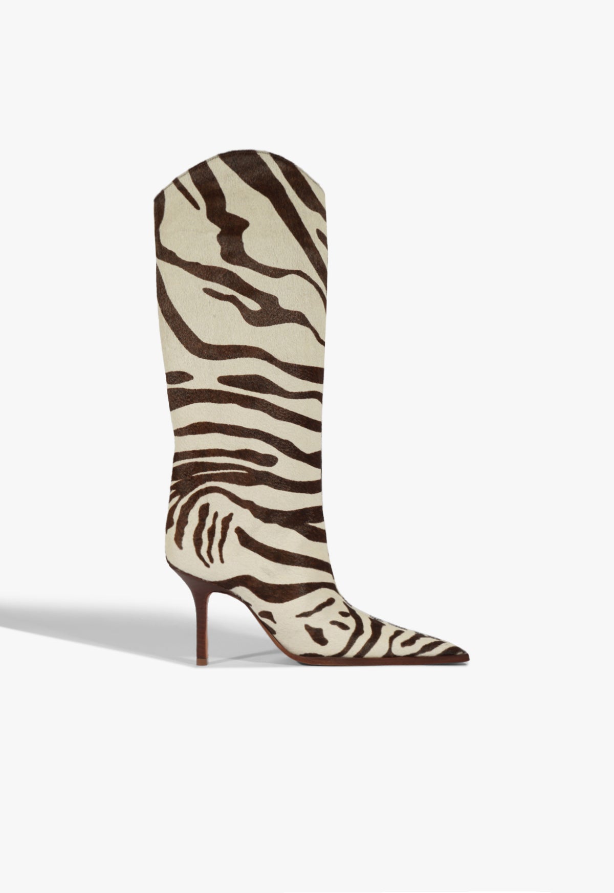 Maryana Wild Calf Hair Boot - 5 / Off White / Hair Calf