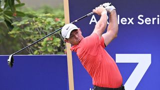 Rory McIlroy at the 2023 DP World Tour Championship in Dubai