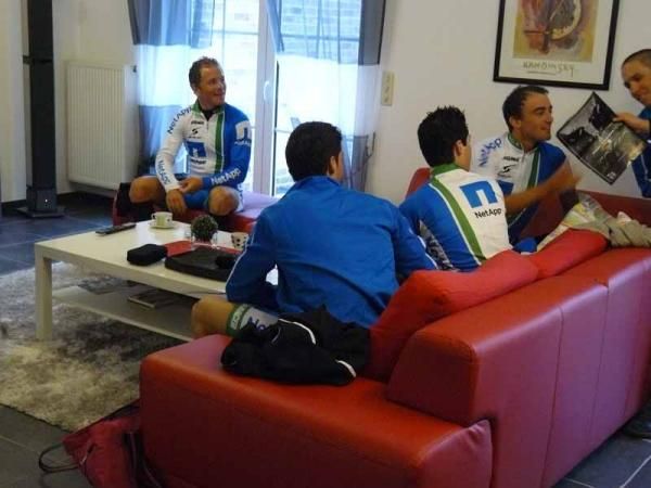 Team NetApp in the living room