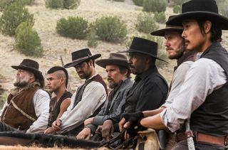 Magnificent Seven Vincent D'Onofrio Martin Sensmeier Manuel Garcia-Rulfo Ethan Hawke Denzel Washington Chris Pratt Byung-hun Lee