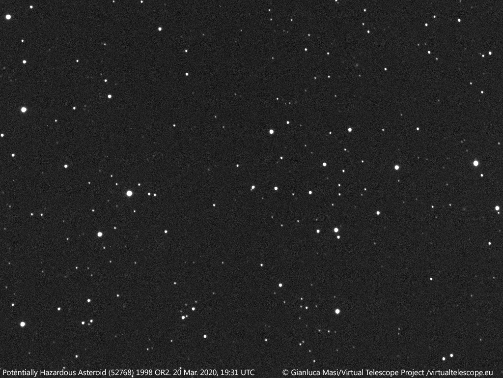 Huge asteroid 1998 OR2 will zip harmlessly by Earth April 29. See the latest telescope photos.