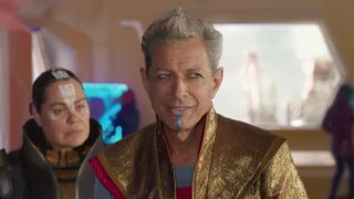 Jeff Goldblum as the Grandmaster in Thor: Ragnarok