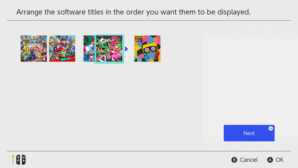 Nintendo Switch folders