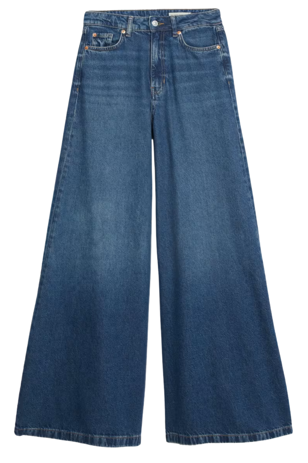 Lyocell™ Blend Wide Palazzo Leg Jeans