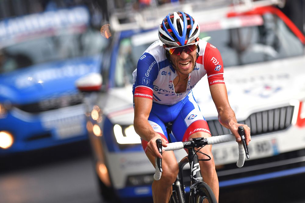 Thibaut Pinot solos to victory at Il Lombardia