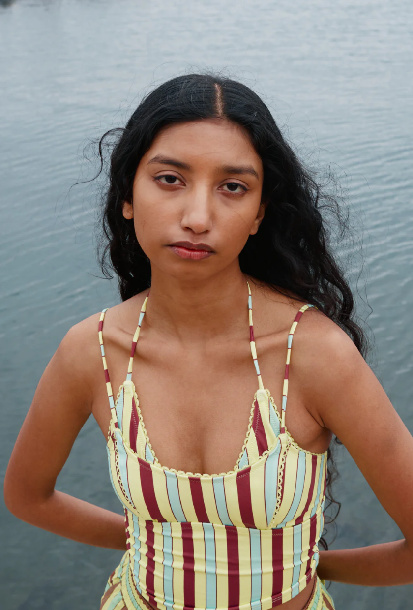 An image of a tankini from Damson Madder.