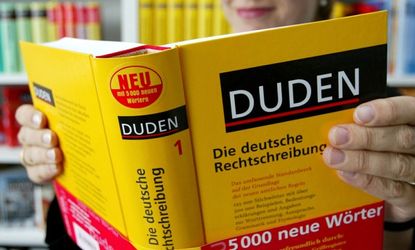 German dictionary Duden in Mannheim