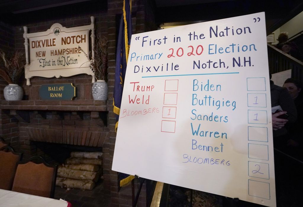 Dixville Notch picks Bloomberg