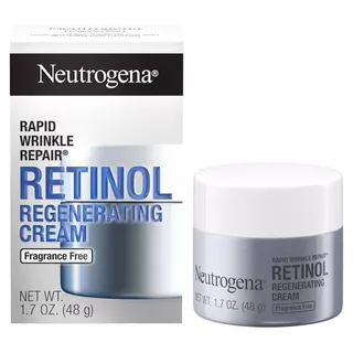 Neutrogena Rapid Wrinkle Repair Retinol Face Moisturizer Cream With Hyaluronic Acid - Fragrance Free - 1.7 Oz