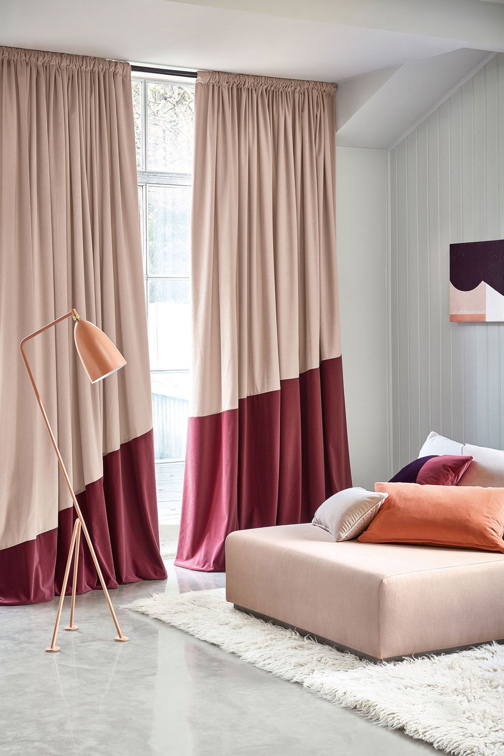 Should curtains be lighter or darker than walls? Livingetc