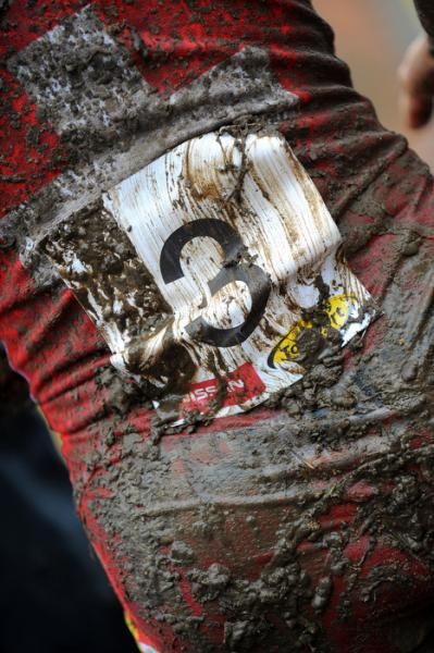 There was mud everywhere